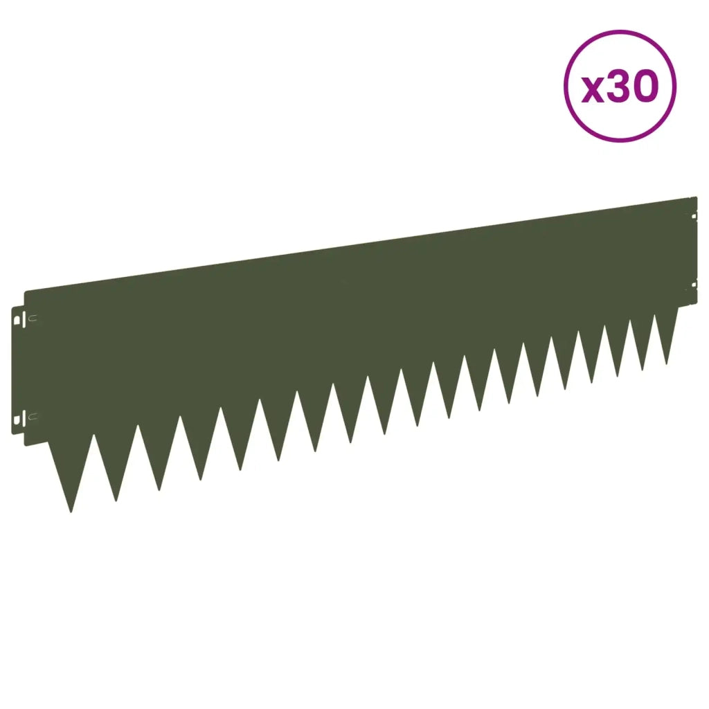 Bordura per Prato 30 pcs metallo 8008298