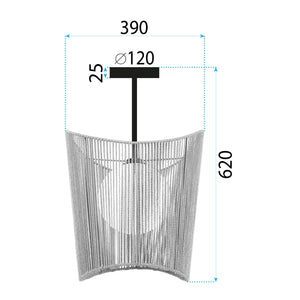 Lampada Boho APP1588-1CP