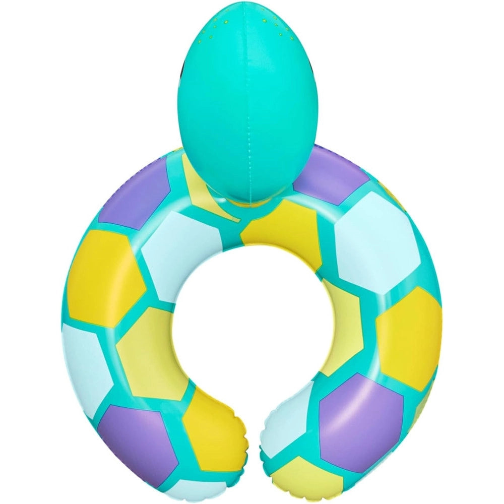Trade Shop - Salvagente Galleggiante Gonfiabile Con Testa Animali Buffi Per Bambini 3-6 Anni 36405 -