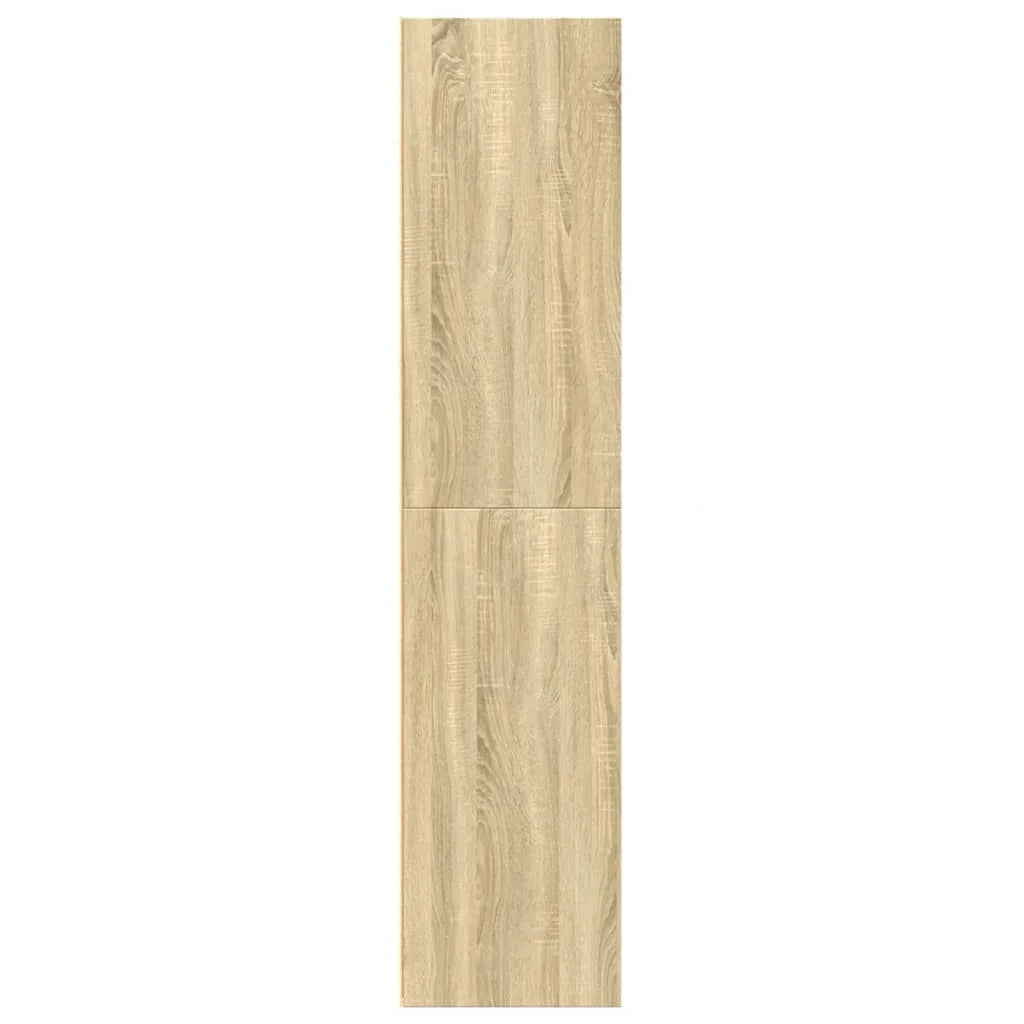 Buffet credenza cassettiera armadio mobile contenitore organizer cucina soggiorno salotto rovere Sonoma alto 70 x 41 x 185 cm legno ingegnerizzato marrone 02_0034202