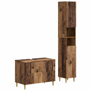 Set di Armadi da Bagno da 2 Pezzi ARNHEM Legno antico 3417529