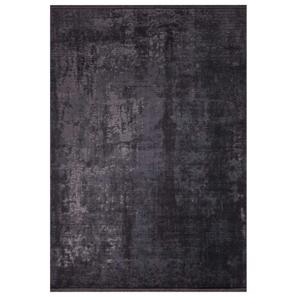 Tappeto antiscivolo vintage bambù 120x180 colore antracite