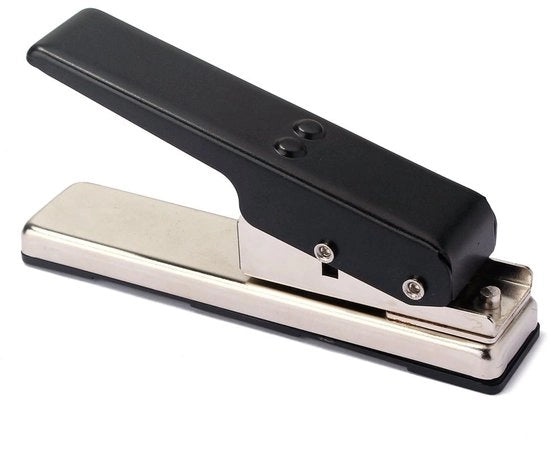 Perforatrice con progetto duraturo - Carte di plastica - Plettro per chitarra - Lama in acciaio inossidabile - Facile da utilizzare - 3 pezzi - Plettromaker