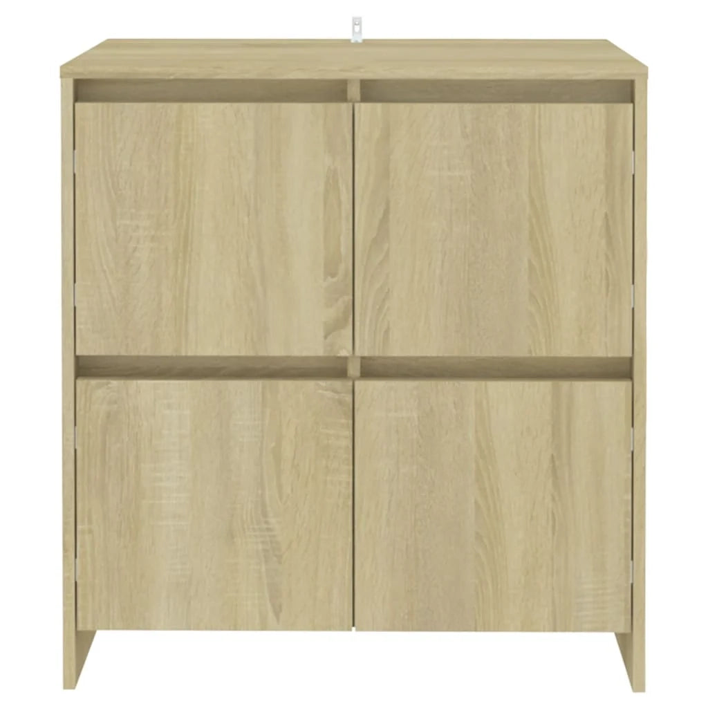 Buffet credenza cassettiera armadio mobile contenitore organizer cucina soggiorno rovere Sonoma 70 x 41 x 75 cm legno ingegnerizzato marrone 02_0031703