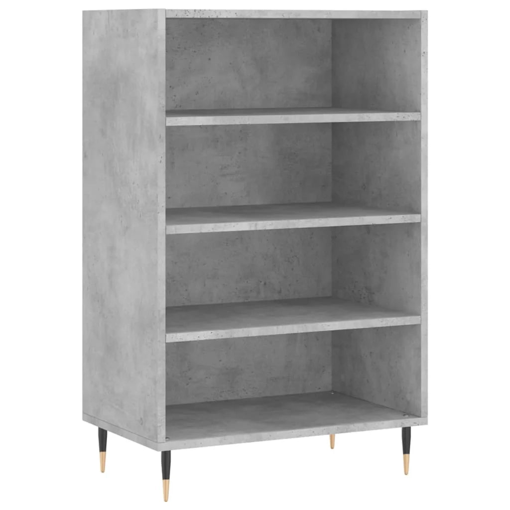 Buffet credenza cassettiera mobiletto mobile contenitore organizer per cucina soggiorno salotto alto 57 x 35 x 90 cm legno ingegnerizzato grigio 02_0034452