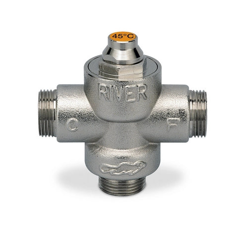 VALVOLA DEVIATRICE TERMOSTATICA MINIECO SOLAR- 3/4- RIVER- pezzi 1
