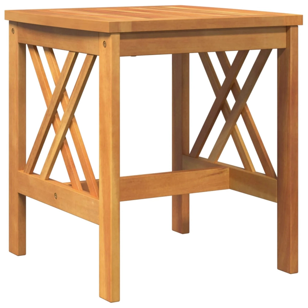 Tavolo laterale Marrone Legno massello di acacia 4106452