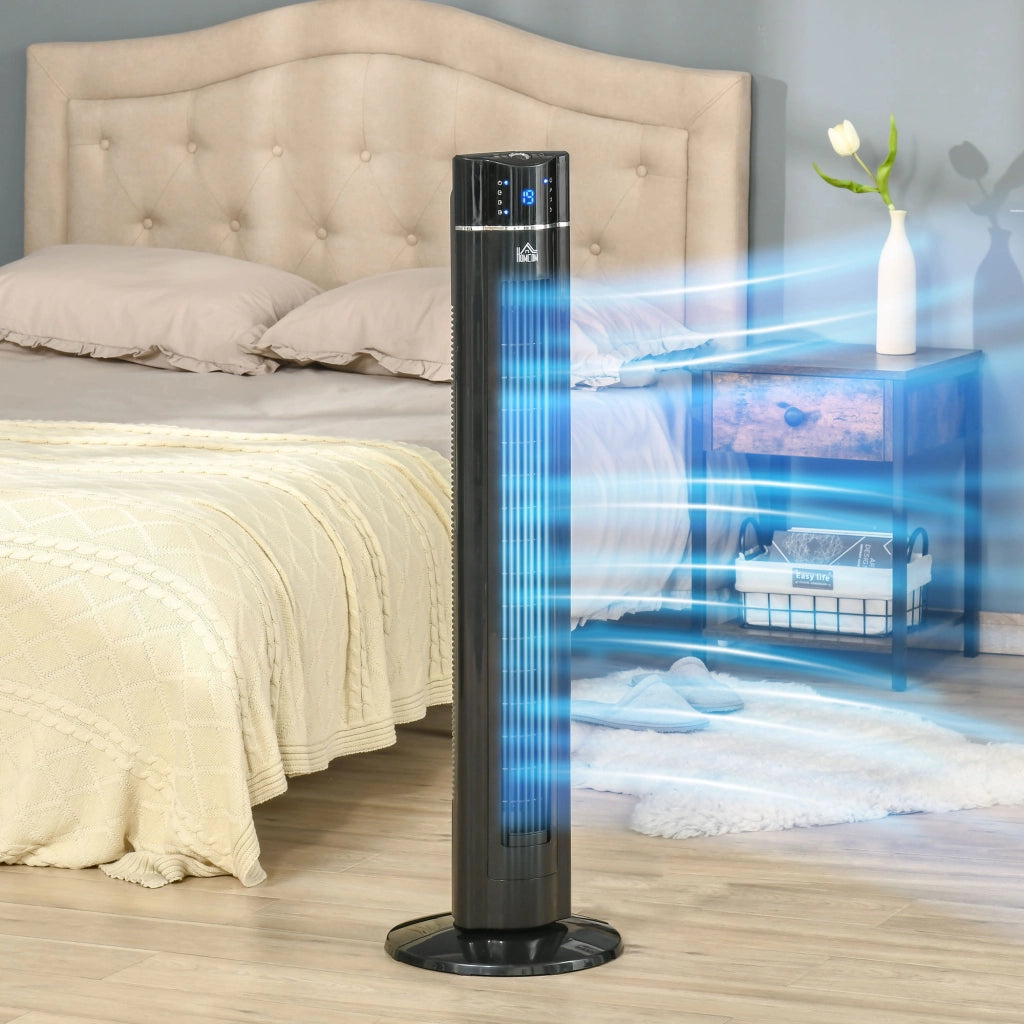 Ventilatore a torre 2 in 1 ¨C zephmum ¨C Nero 32x32x106.8 cm