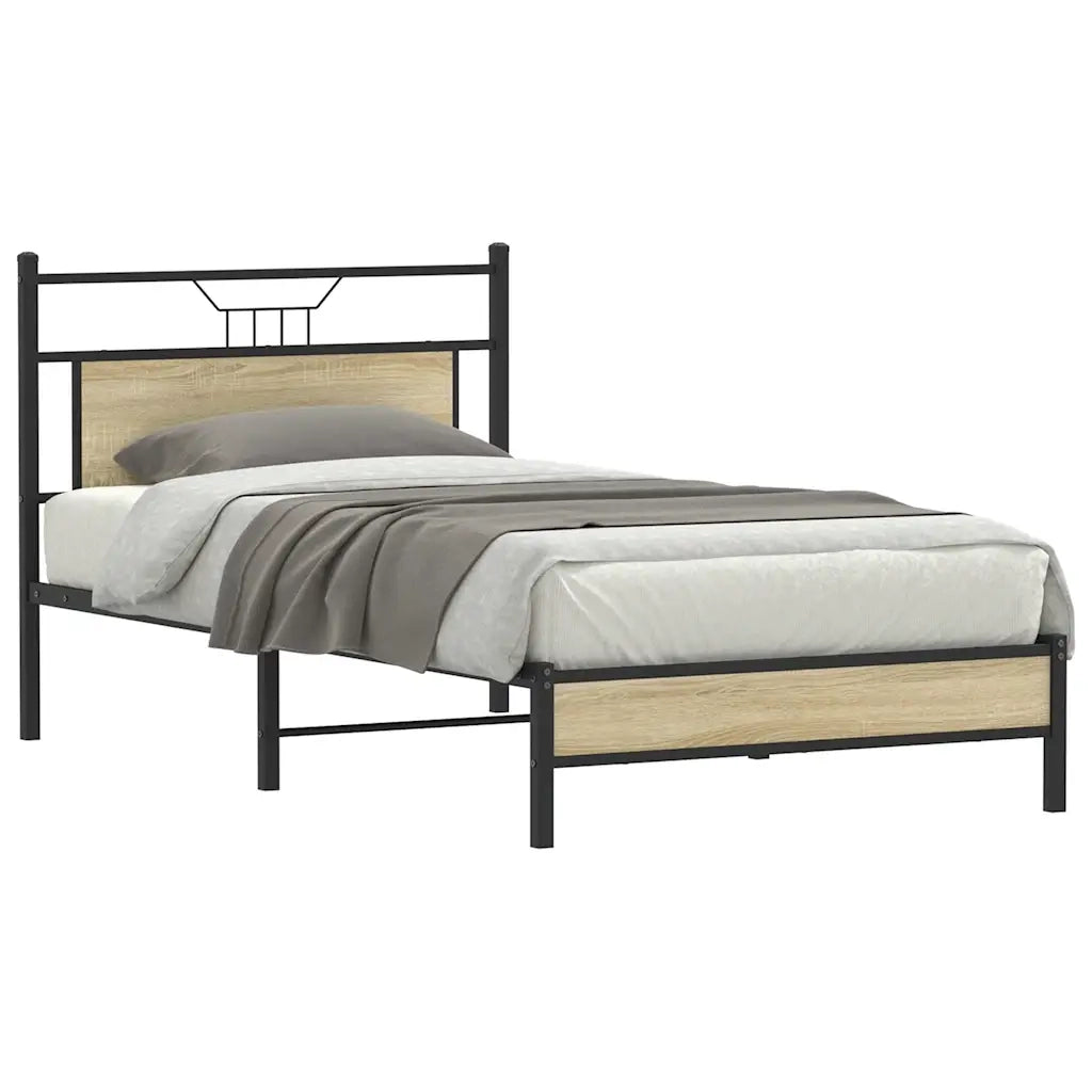 Giroletto senza Materasso Rovere Sonoma 107x203cm in Truciolato 4106940