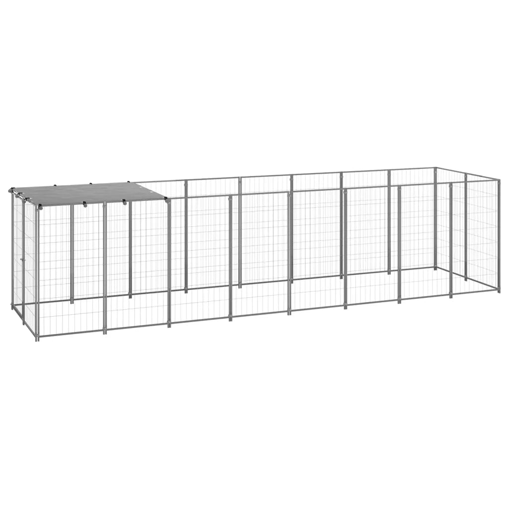 Gabbia per Cani Argento 4,84 mÂ² in Acciaio   cod mxl 48589
