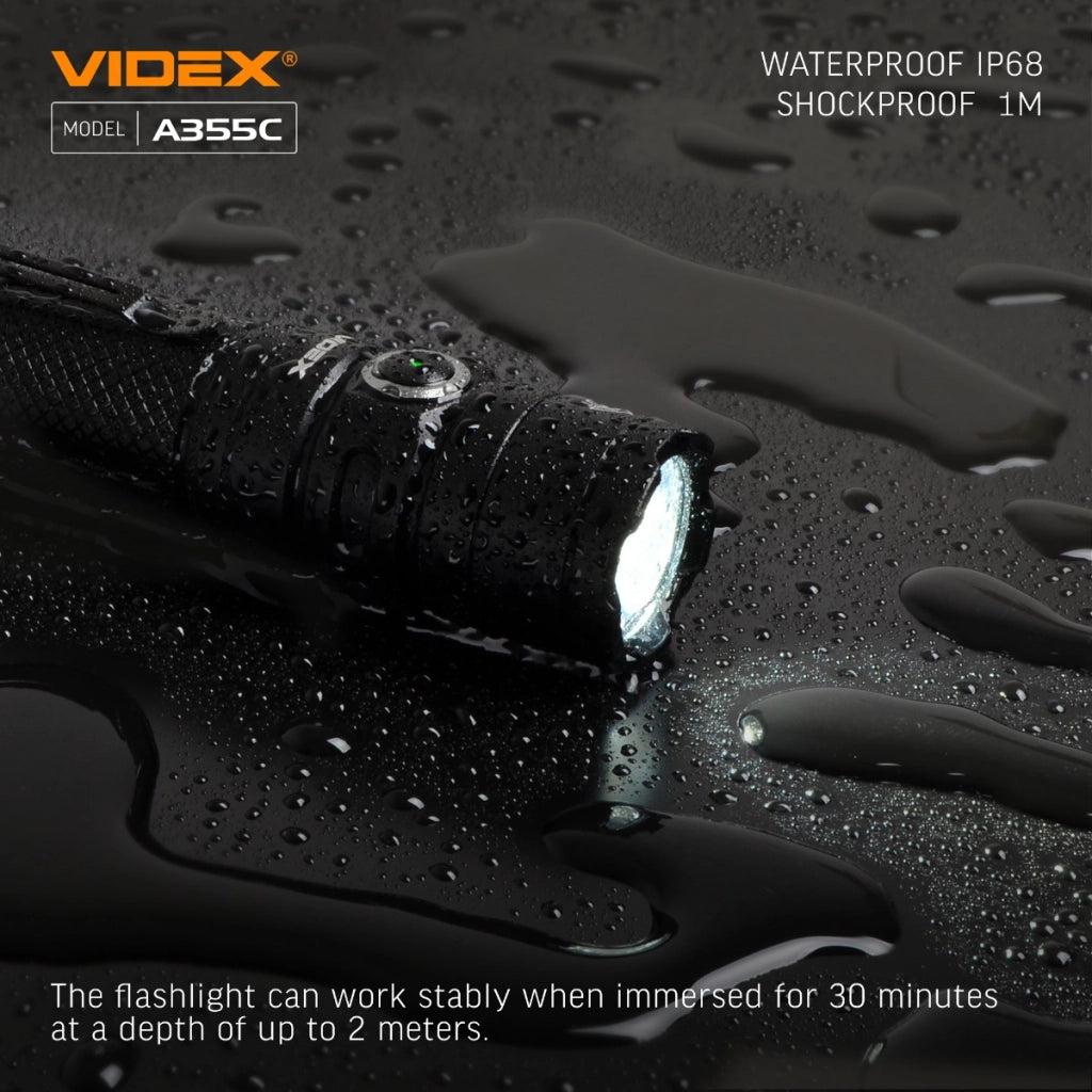 Torcia tattica Videx VLF-A355C 20W 4000lm 185m IP68