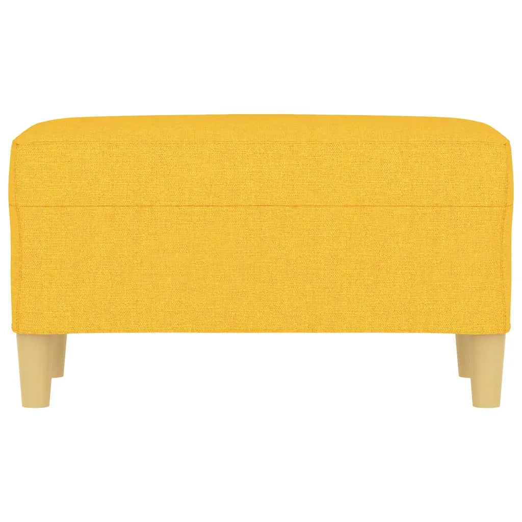 Panca Giallo Chiaro 70x35x41 cm in Tessuto cod mxl 60315