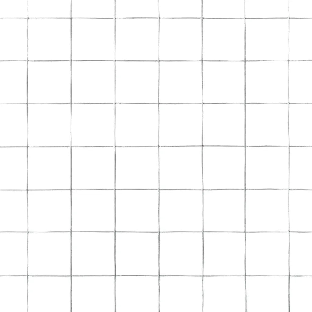 Recinzione in Rete per Pollaio Acciaio Zincato 10x1,5 m Argento 143613