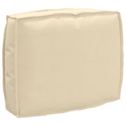 Cuscino per Pallet per Schienale Beige 50x40x12 cm Tessuto Oxford