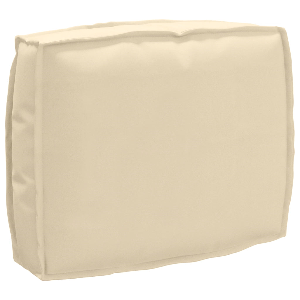 Cuscino per Pallet per Schienale Beige 50x40x12 cm Tessuto Oxford