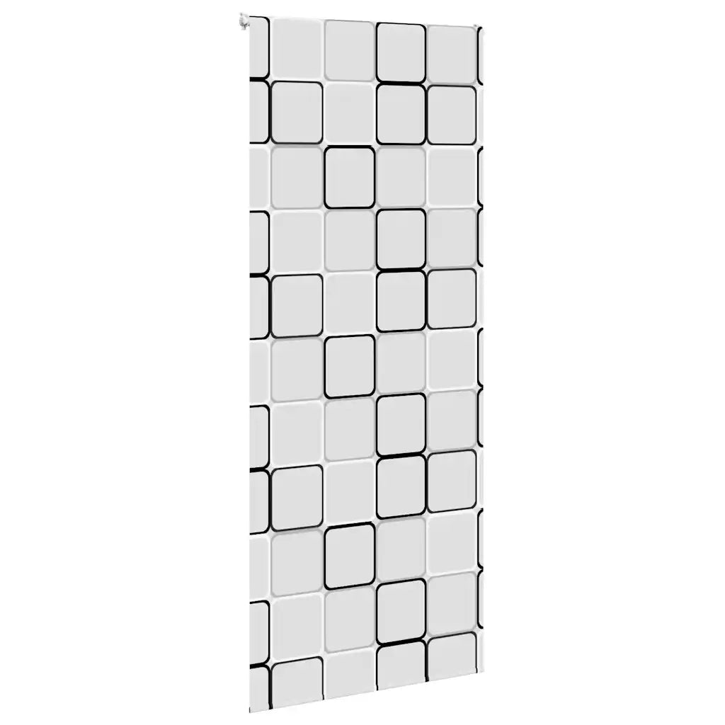 Tenda a Rullo Doccia 90x240 cm Larghezza Tessuto 86 cm 4014923