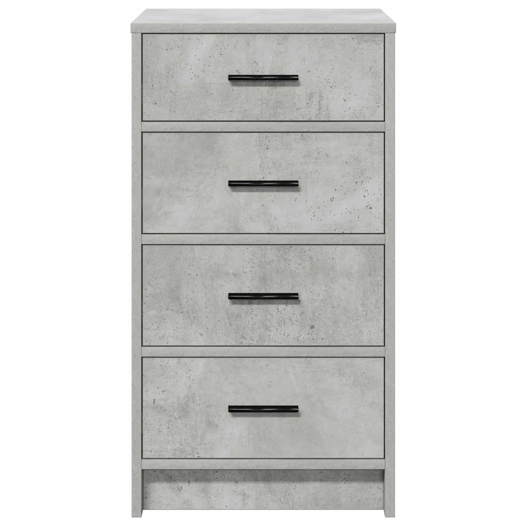 Credenza-Buffet-Armadio da cucina Grigio cemento 40 x 41 x 75 cm Legno multistrato