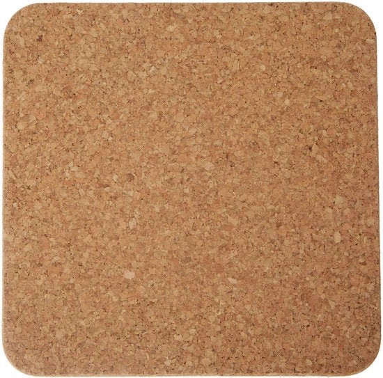 Supporto per pentola in gomma quadrata 195 x 195 x 10 mm