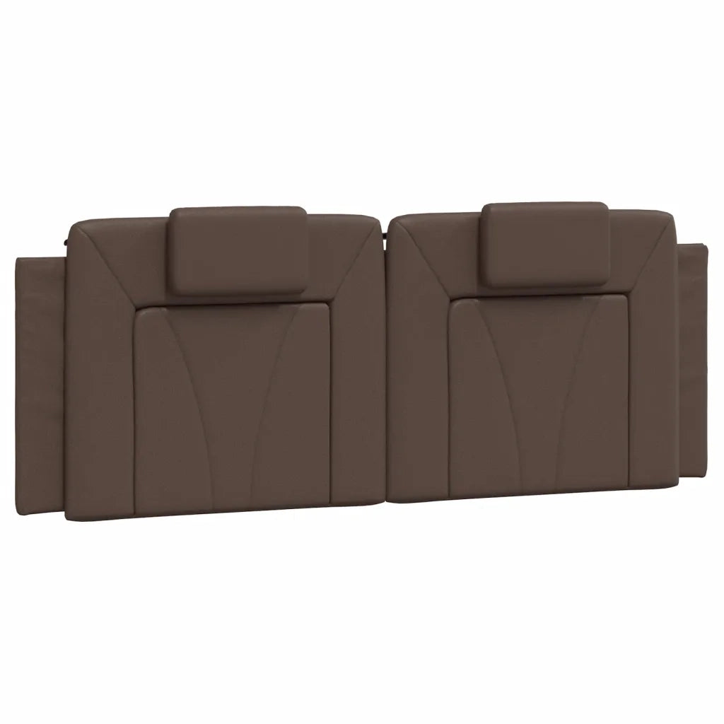 Cuscino Testiera Viana Marrone 140 cm in Similpelle 374792