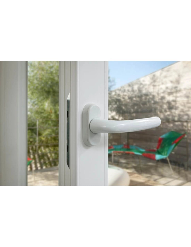 Maniglia per finestra, quadro 7 mm, bianca RAL 9010 – THIRARD