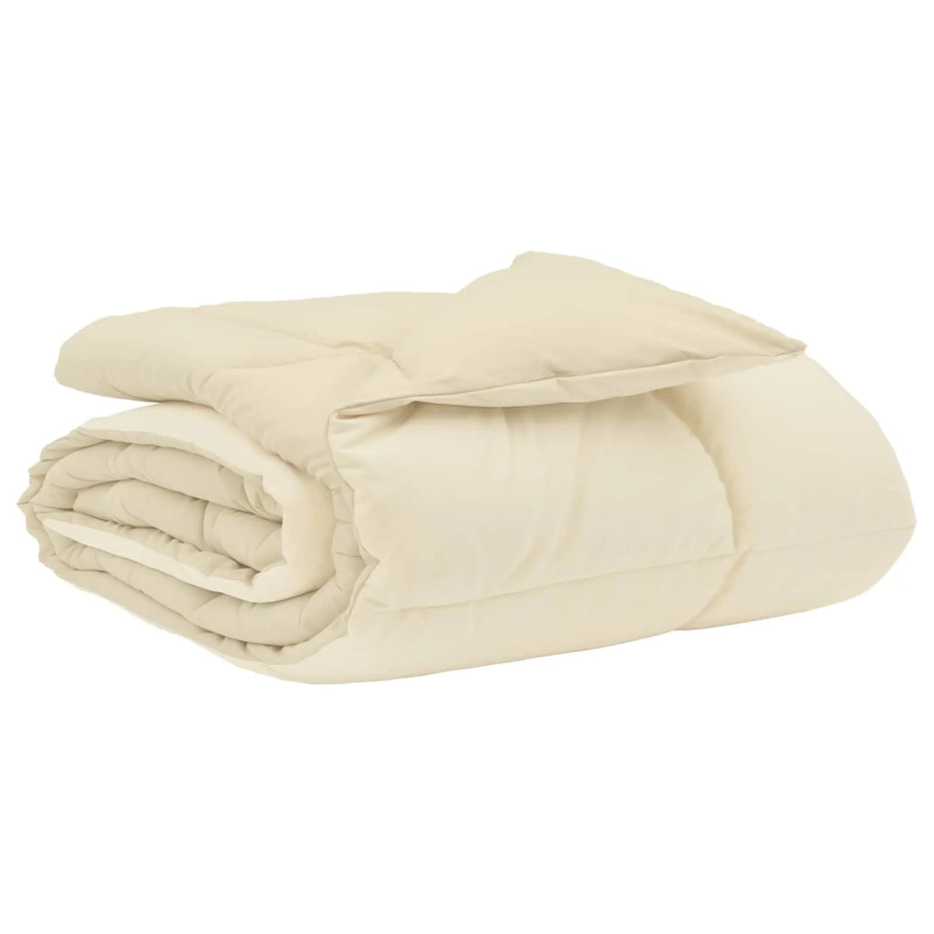 Piumone | Duvet Completo Annuale Crema 200 x 200 cm Microfibra