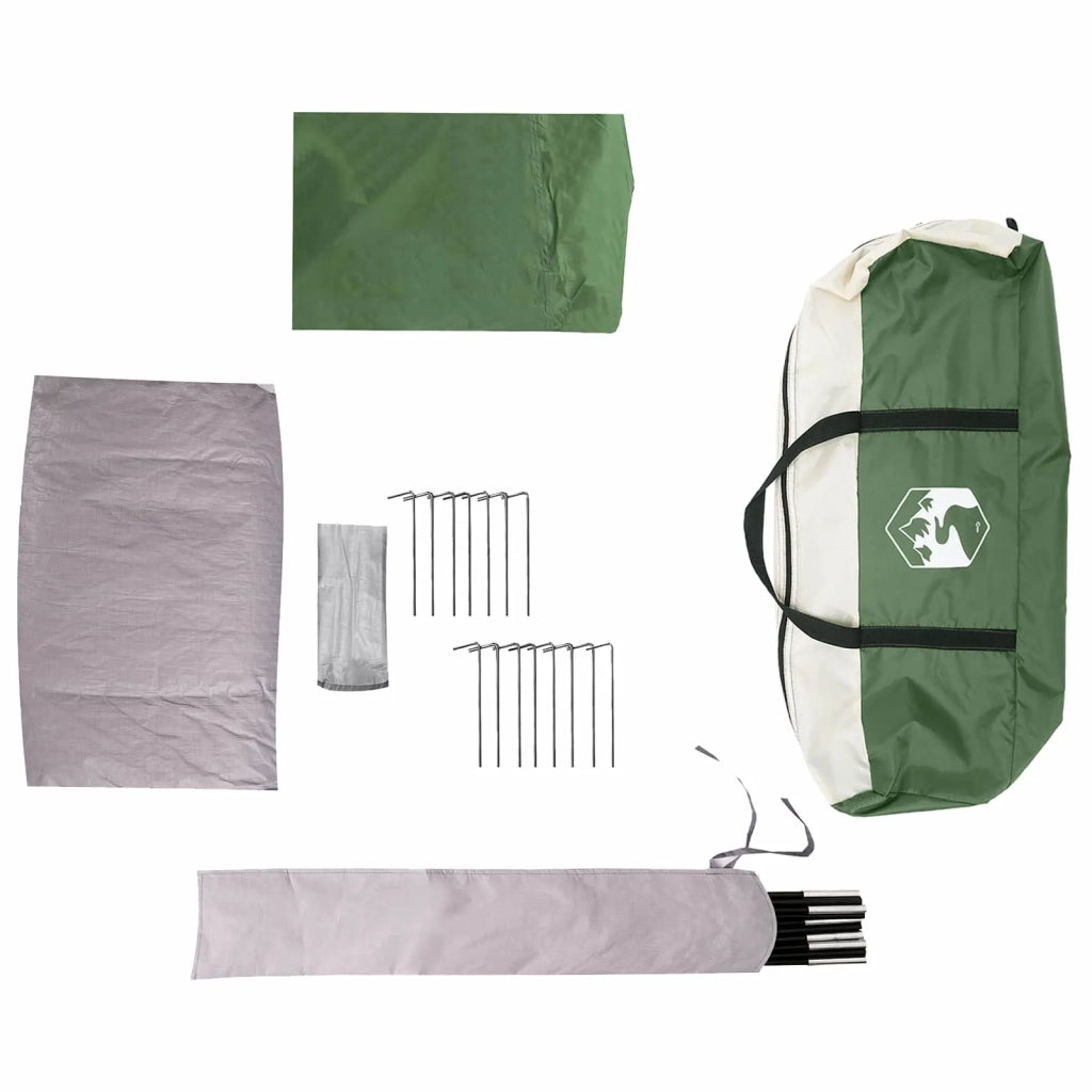 Tenda a capanna con copertura impermeabile 10 persona Verde 42042254