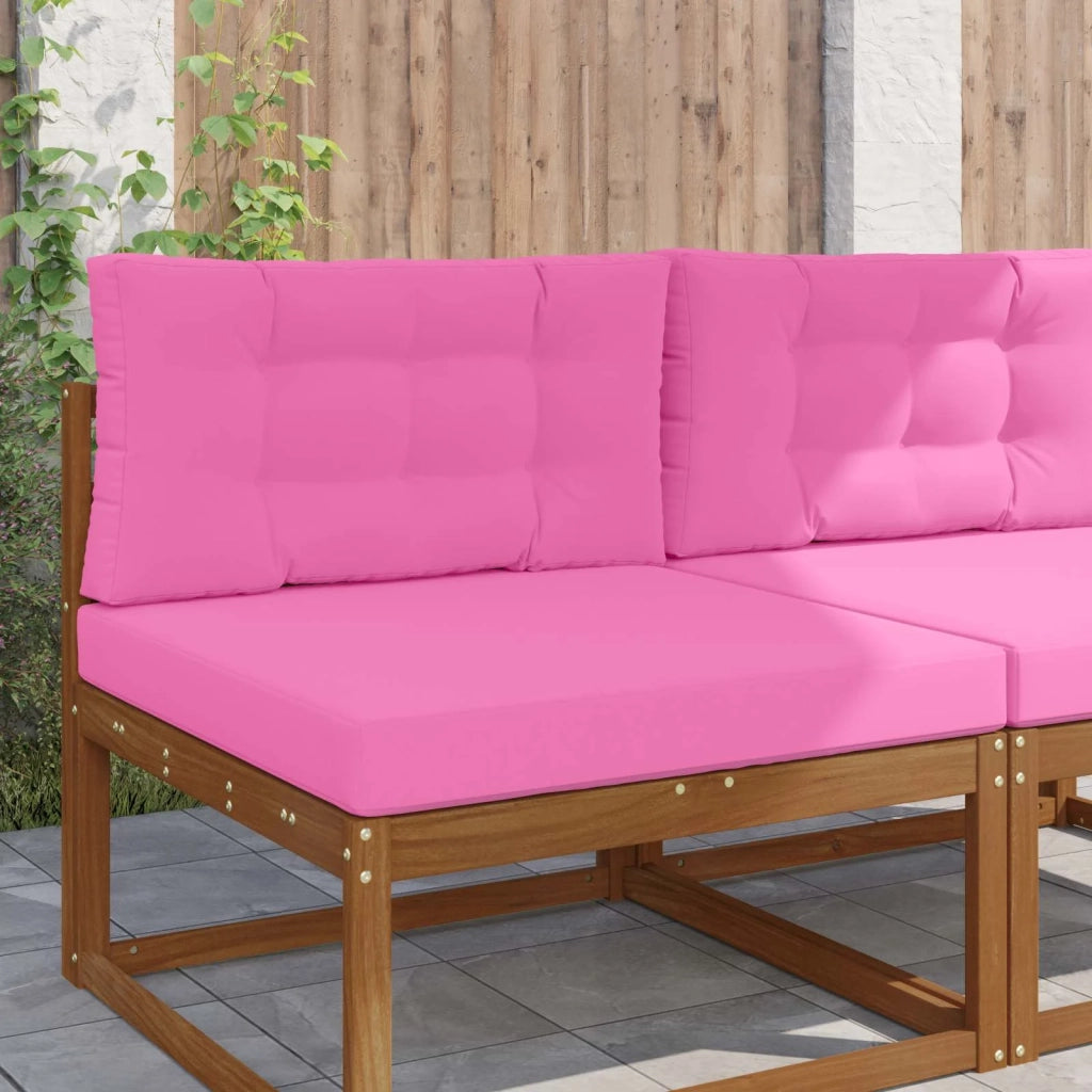 Cuscino per divano da esterno 2 pcs Rosa Poliestere 900861