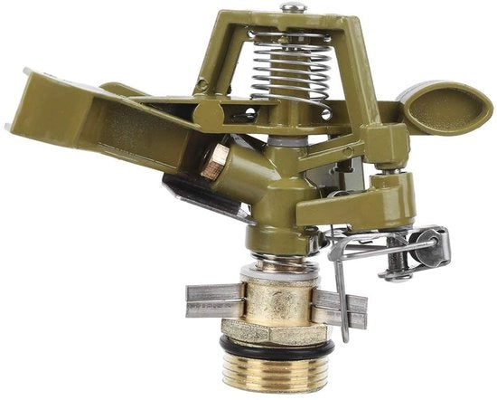 Sproeiettore 360 Gradi Automatico Rotante - Sproeikop - Irrigatore - Adatto per Giardino/Gazon - Raggio di Aspersione 10-20m - Peso 245g