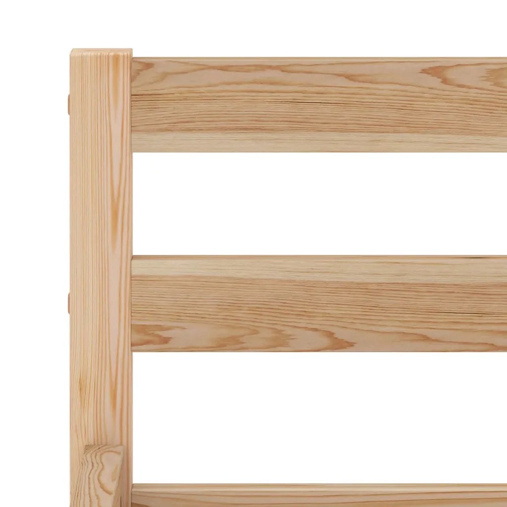 Giroletto senza Materasso 140x200 cm in Legno Massello di Pino 283193
