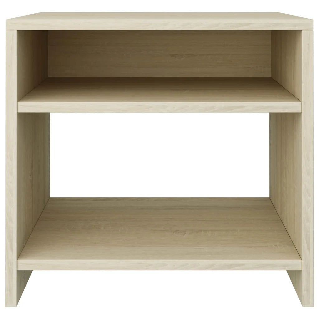 Set di 2 Comodini | Armadio da Notte | Mobiletto da notte Rovere Sonoma 40x30x40 cm in Legno Multistrato