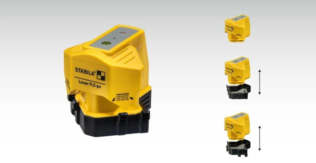 Stabila 18574 FLS 90 Laser per Pavimenti Autolivellante Linee Incrociate 15 m colore Multicolore