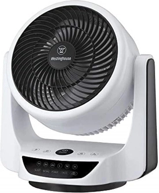 Ventilatore da tavolo - Ventilatore da supporto - velocità di flusso d'aria - Funzione di inclinazione - Ventilatore da ufficio - USB