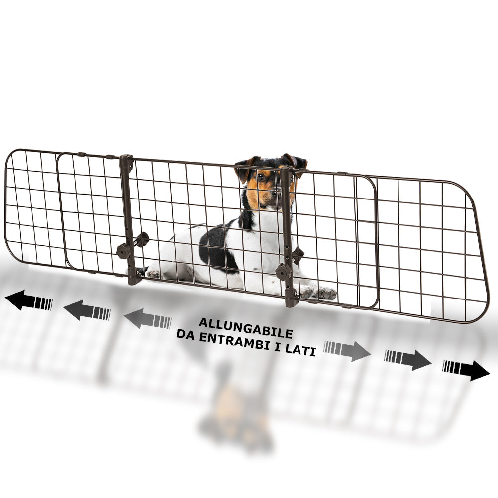 Barriera Divisore per Cani Universale per Poggiatesta da Auto Trasporto Animali