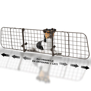 Barriera Divisore per Cani Universale per Poggiatesta da Auto Trasporto Animali