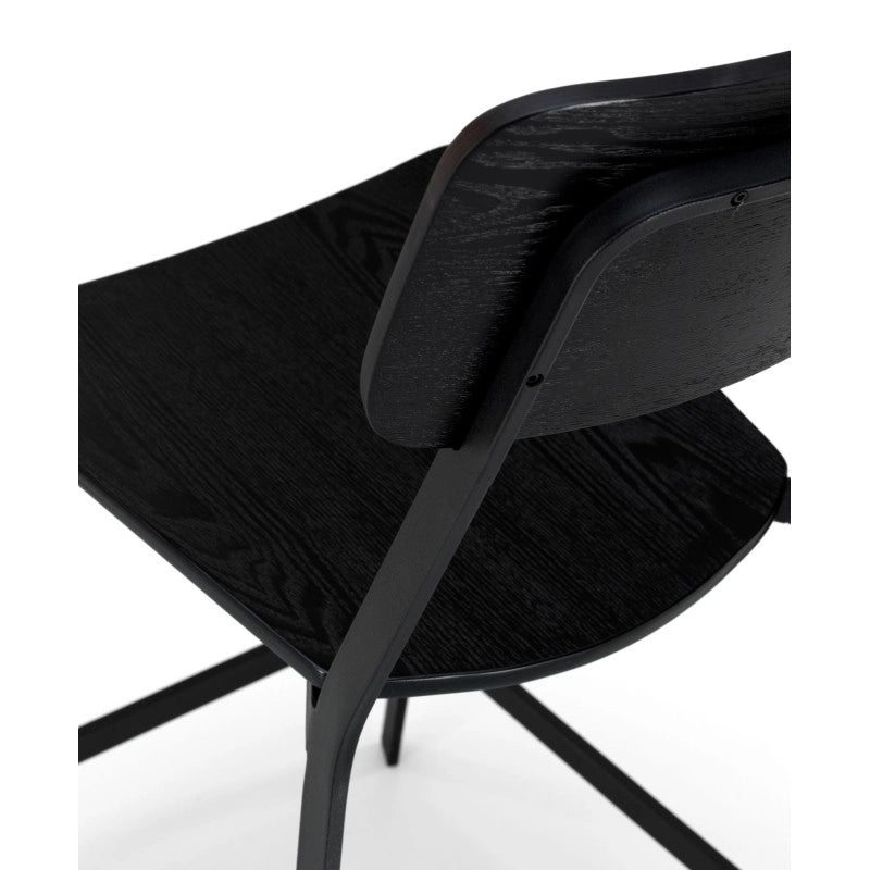 Sgabello in legno Woody 51cm X 51.5cm H 97cm Stones