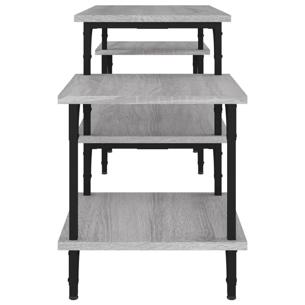 Mobile Porta TV-Mobile per TV-Credenza TV Grigio Sonoma 117x35x52 cm in Legno Multistrato