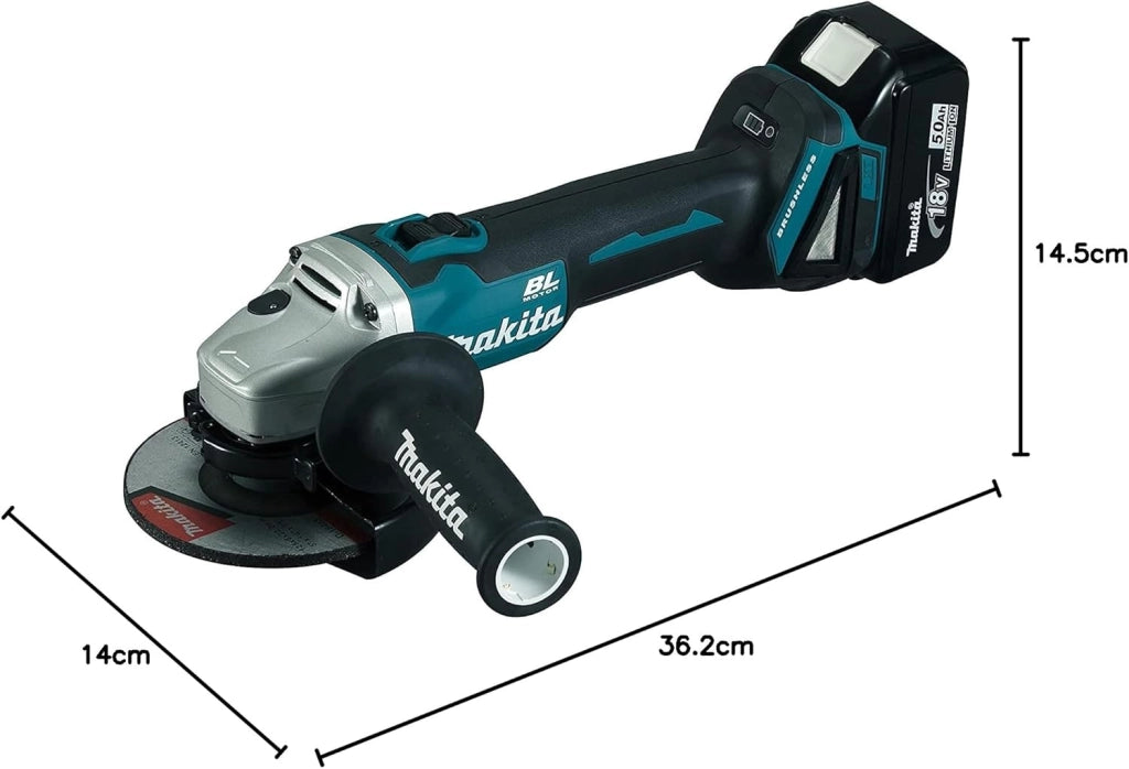 Meuleuse à batteries MAKITA LXT 18V - DGA504RTJ