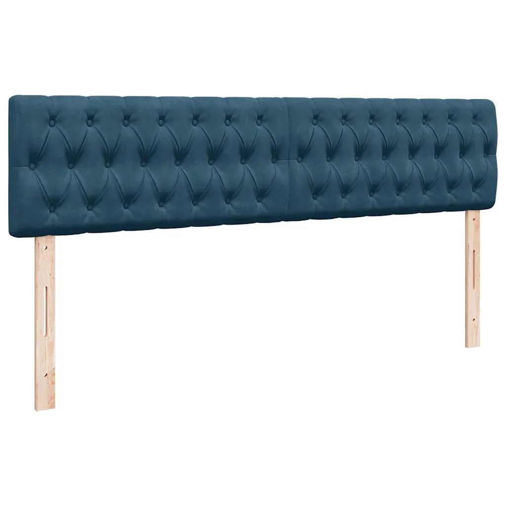 Struttura Letto Pouf con Materassi 180x200 cm Velluto 3312096