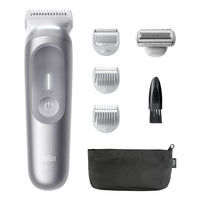 Depilatore braun bg7550 series 7 body groomer 2in1 silver