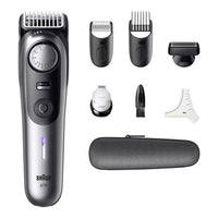 Braun beardtrimmer 9 bt9520 regolabarba batteria 52 2 cm bagnato e secco nero, grigio - BT 9520