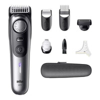 Braun beardtrimmer 9 bt9520 regolabarba batteria 52 2 cm bagnato e secco nero, grigio - BT 9520