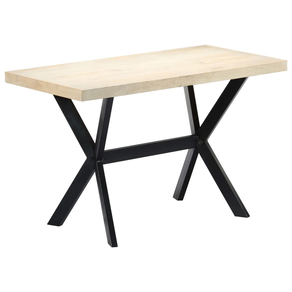 Tavolo da Pranzo 120x60x75 cm in Legno Massello di Mango 247442