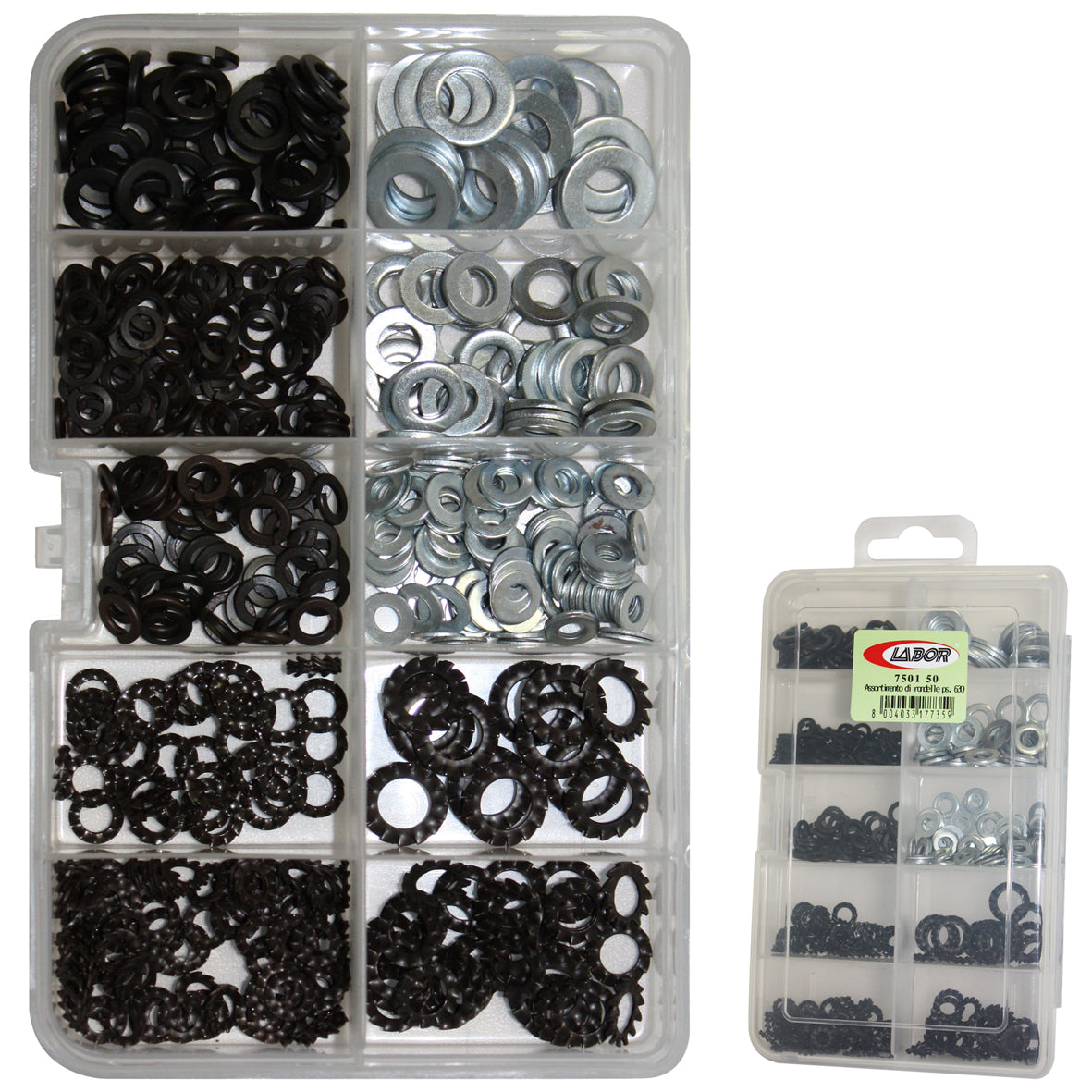 Assortimento Di Rondelle Pz. 630