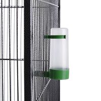 Voliera per Uccelli Pappagalli Canarini Parrocchetti 150cm Gabbia Grande Metallo