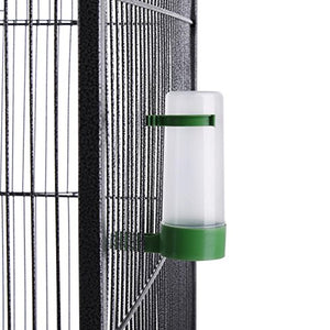 Voliera per Uccelli Pappagalli Canarini Parrocchetti 150cm Gabbia Grande Metallo