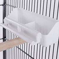 Voliera per Uccelli Pappagalli Canarini Parrocchetti 150cm Gabbia Grande Metallo