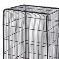 Voliera per Uccelli Pappagalli Canarini Parrocchetti 150cm Gabbia Grande Metallo