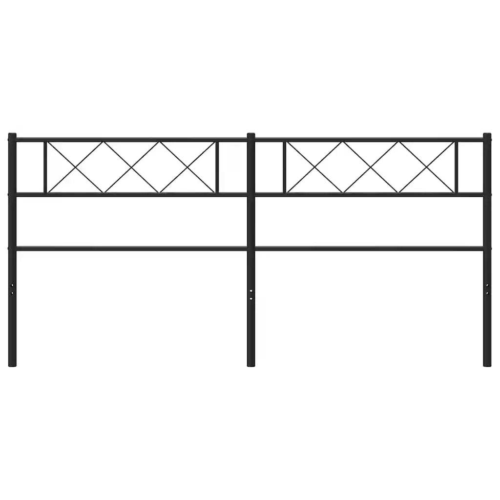 Testiera di Ricambio in Metallo Nero 193 cm 372314
