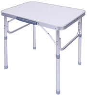 Tavolo da Campeggio Inclinabile - Tavolo da Pic-Nic Inclinabile - Regolabile da 25-56 cm - Maniglia Portatile - Realizzato in Alluminio - Leggero e Duraturo - Tavolo da Picnic Portatile