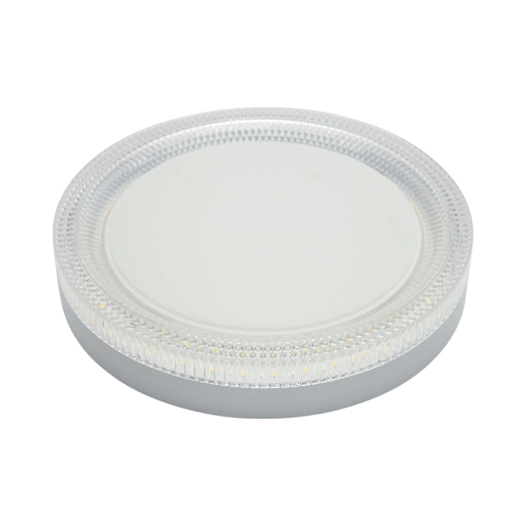 Plafoniera LED 36W, 220V, luce regolabile 3CCT 3000K/4000K/6500K, corpo rotondo 230x40mm, IP20